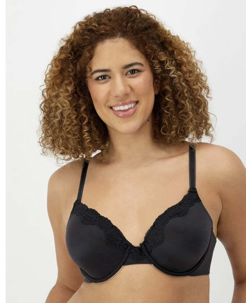 Comfort Devotion T- Shirt Convertible Underwire Bra, Full Coverage - Black - 34C